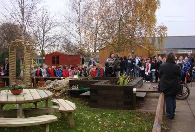 Community event at school Oak View Landscapes