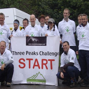 Community 3 peaks challenge start line